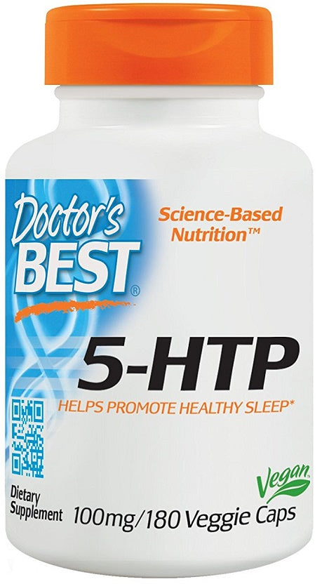 Doctor's Best 5-HTP 100mg - 180 vcaps - Sense42 Beauty and Health