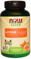 NOW Foods Pets, L-Lysine for Cats - 226g