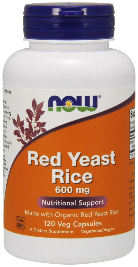 Red Yeast Rice, 600mg - 120 vcaps - Sense42 Beauty and Health