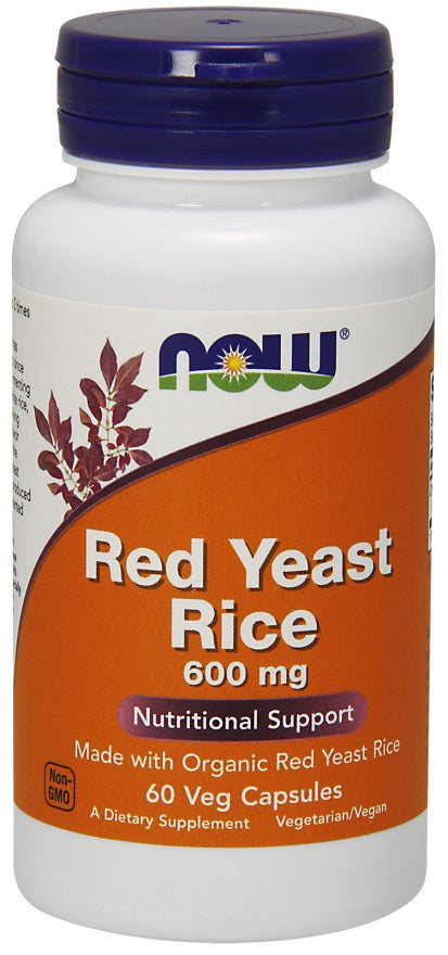 Red Yeast Rice, 600mg - 60 vcaps - Sense42 Beauty and Health