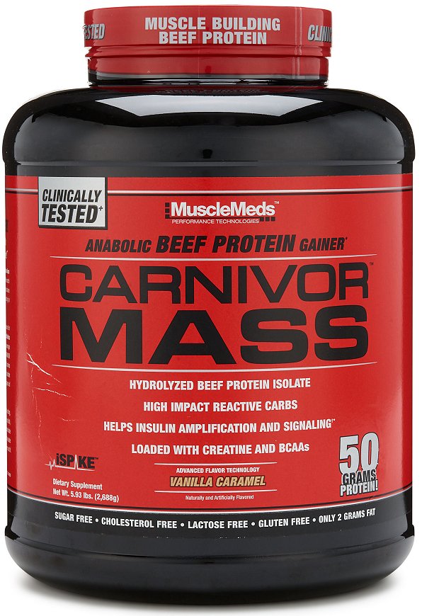 Carnivor Mass, Vanilla Caramel - 2688g - Sense42 Beauty and Health