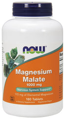 Magnesium Malate, 1000mg - 180 tabs - Sense42 Beauty and Health