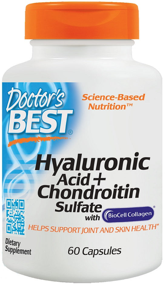 Hyaluronic Acid + Chondroitin Sulfate with BioCell Collagen - 60 caps - Sense42 Beauty and Health