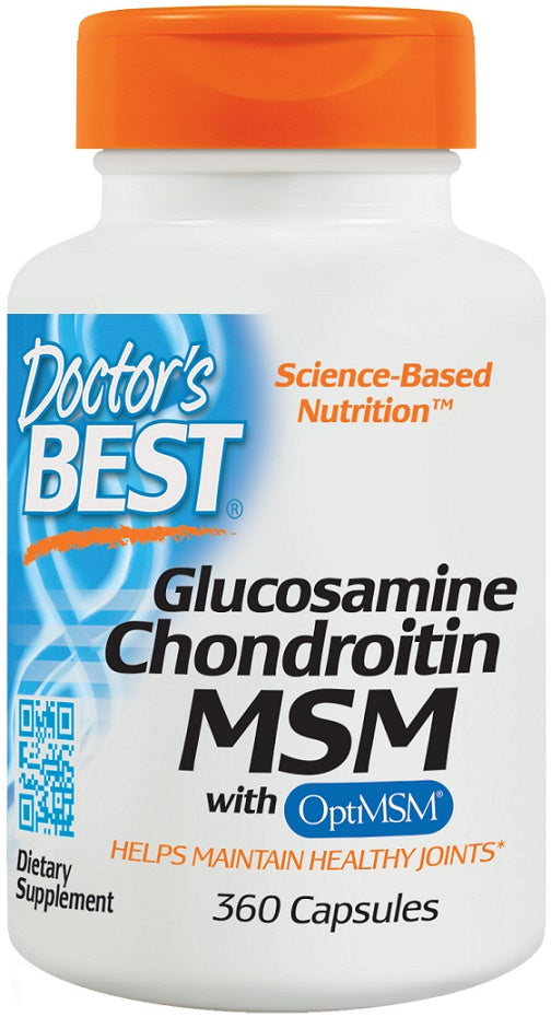 Glucosamine Chondroitin MSM with OptiMSM - 360 caps - Sense42 Beauty and Health