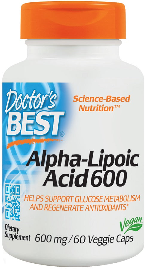 Alpha-Lipoic Acid, 600mg - 60 vcaps - Sense42 Beauty and Health