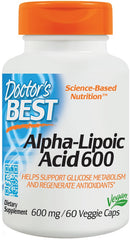 Alpha-Lipoic Acid, 600mg - 60 vcaps - Sense42 Beauty and Health