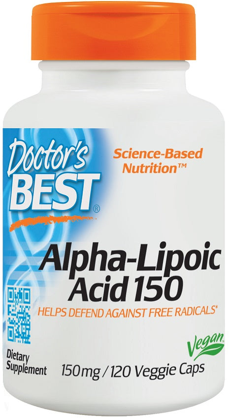 Alpha-Lipoic Acid, 150mg - 120 vcaps - Sense42 Beauty and Health