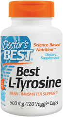 L-Tyrosine, 500mg - 120 vcaps - Sense42 Beauty and Health