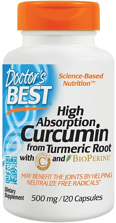 High Absorption Curcumin From Turmeric Root with C3 Complex & BioPerine, 500mg - 120 caps - Sense42 Beauty and Health
