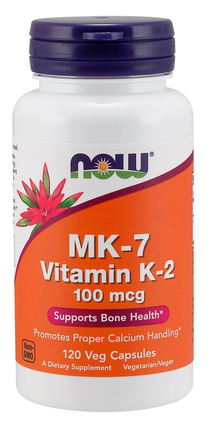 MK-7 Vitamin K-2, 100mcg - 120 vcaps - Sense42 Beauty and Health