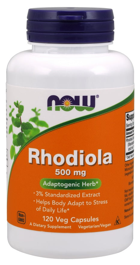 Rhodiola, 500mg - 120 vcaps - Sense42 Beauty and Health