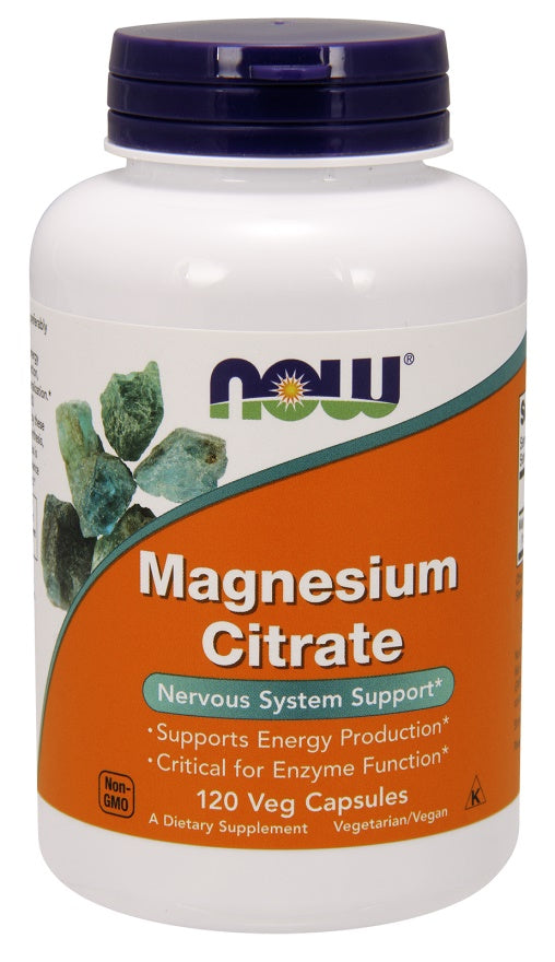 Magnesium Citrate, 400mg - 120 vcaps - Sense42 Beauty and Health