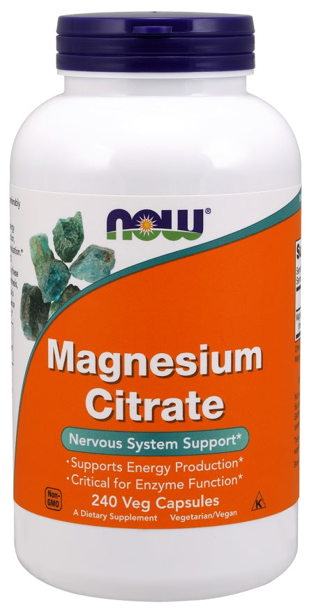 Magnesium Citrate, 400mg - 240 vcaps - Sense42 Beauty and Health