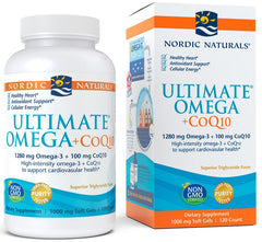 Ultimate Omega + CoQ10, 1280mg (EAN 768990018923) - 120 softgels - Sense42 Beauty and Health