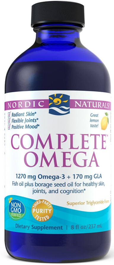 Complete Omega, 1270mg Lemon - 237 ml. - Sense42 Beauty and Health