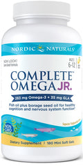 Complete Omega Junior, 283mg Lemon - 180 mini softgels - Sense42 Beauty and Health
