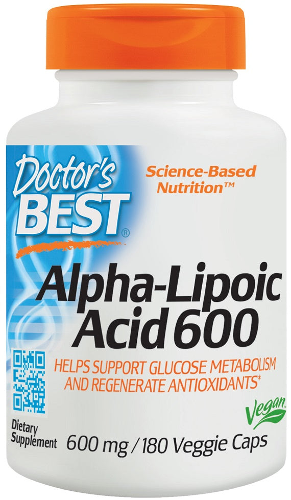Alpha-Lipoic Acid, 600mg - 180 vcaps - Sense42 Beauty and Health