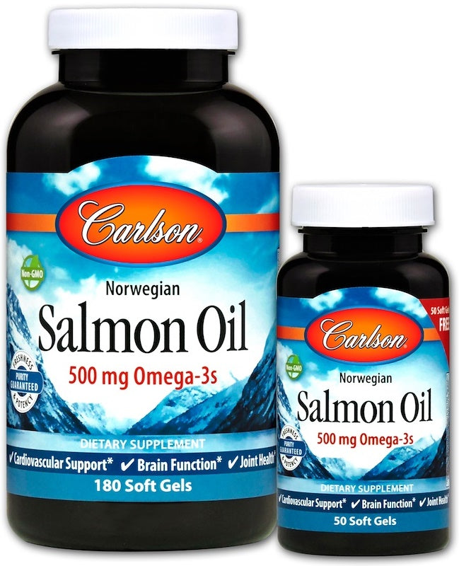 Norwegian Salmon Oil - 180 + 50 softgels - Sense42 Beauty and Health