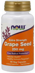 Grape Seed, 250mg Extra Strength - 90 vcaps - Sense42 Beauty and Health