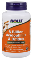 NOW Foods Acidophilus/Bifidus 8 Billion-120 Capsules by Now Foods - Sense42 Beauty and Health