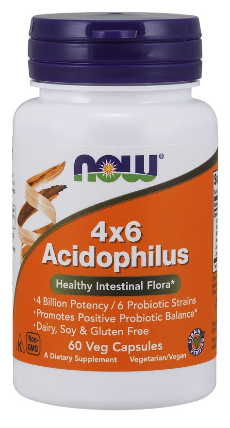 Acidophilus 4X6 - 60 vcaps - Sense42 Beauty and Health