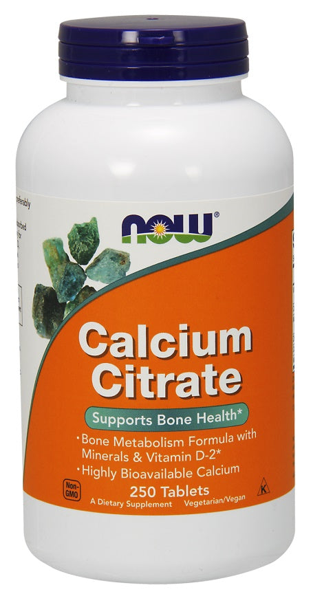 Calcium Citrate with Minerals & Vitamin D-2 - 250 tabs - Sense42 Beauty and Health