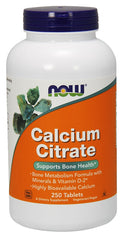 Calcium Citrate with Minerals & Vitamin D-2 - 250 tabs - Sense42 Beauty and Health