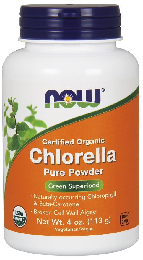 Chlorella, Organic Pure Powder - 113g