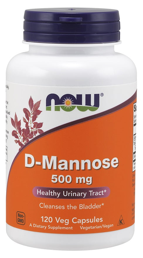D-Mannose, 500mg - 120 vcaps - Sense42 Beauty and Health
