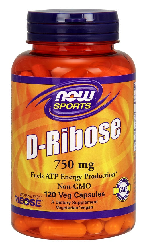 D-Ribose, 750mg - 120 vcaps - Sense42 Beauty and Health