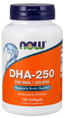 DHA-250, 250 DHA / 125 EPA - 120 softgels - Sense42 Beauty and Health
