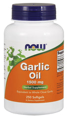 Garlic Oil, 1500mg - 250 softgels - Sense42 Beauty and Health