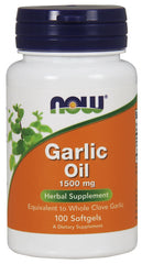 Garlic Oil, 1500mg - 100 softgels - Sense42 Beauty and Health