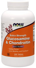 Glucosamine & Chondroitin Extra Strength - 240 tabs - Sense42 Beauty and Health