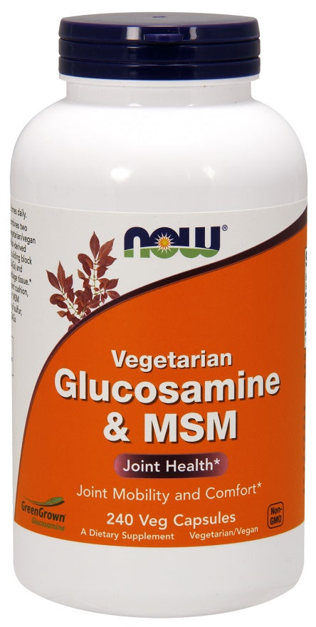 Glucosamine & MSM Vegetarian - 240 vcaps - Sense42 Beauty and Health