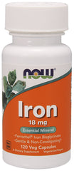 Iron, 18mg - 120 vcaps - Sense42 Beauty and Health