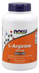 L-Arginine, 500mg - 250 caps - Sense42 Beauty and Health