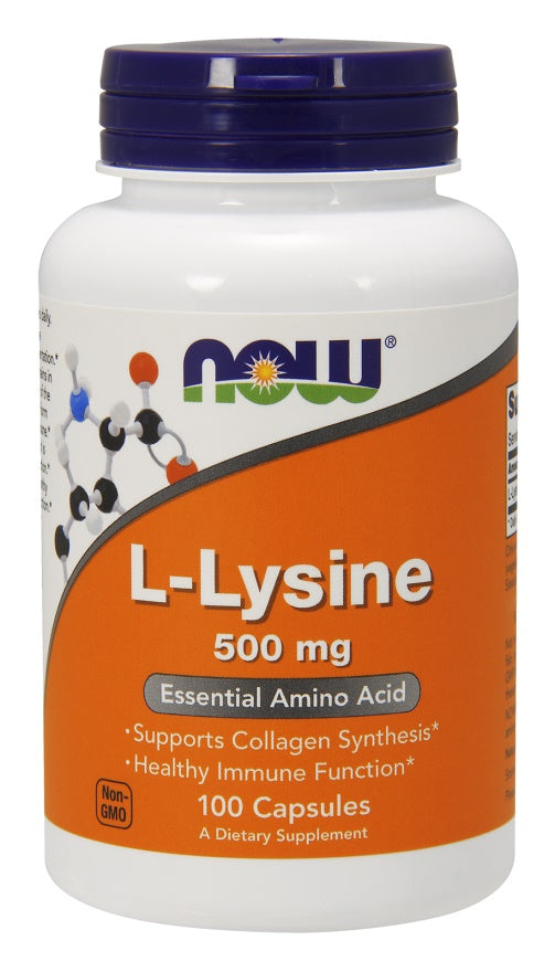 L-Lysine, 500mg - 100 vcaps - Sense42 Beauty and Health