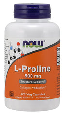 L-Proline, 500mg - 120 vcaps - Sense42 Beauty and Health