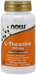 L-Theanine with Decaf Green Tea, 100mg - 90 vcaps - Sense42 Beauty and Health