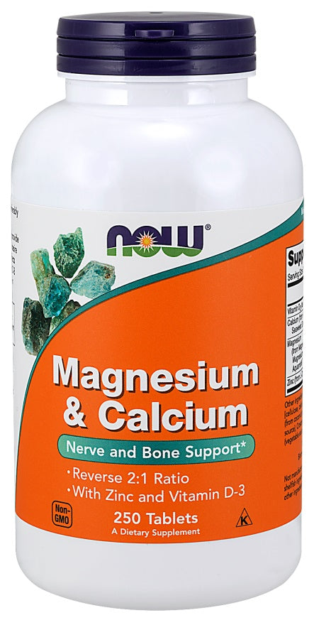 Magnesium & Calcium with Zinc and Vitamin D3 - 250 tablets - Sense42 Beauty and Health