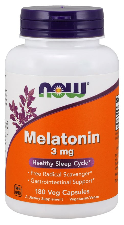 Melatonin, 3mg - 180 vcaps - Sense42 Beauty and Health