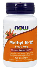Methyl B-12 with Folic Acid, 5000mcg - 120 lozenges - Sense42 Beauty and Health