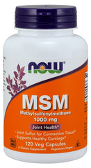 MSM Methylsulphonylmethane, 1000mg - 120 vcaps - Sense42 Beauty and Health