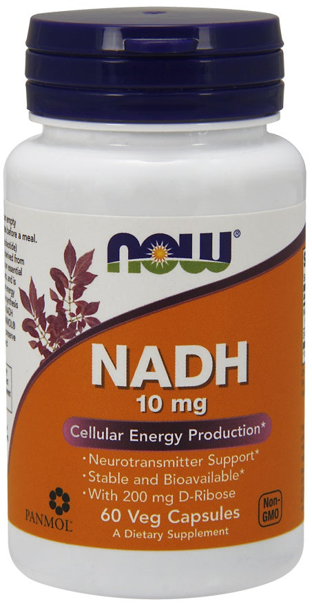 NADH, 10mg - 60 vcaps - Sense42 Beauty and Health
