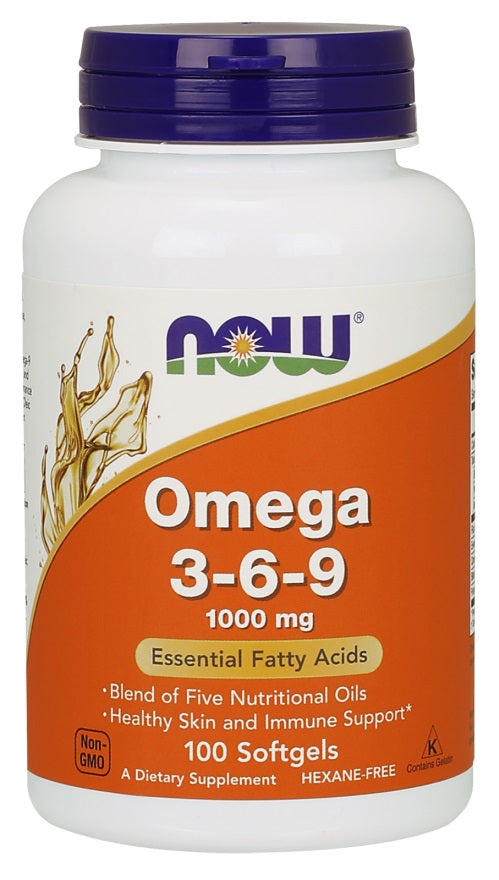 Omega 3-6-9, 1000mg - 100 softgels - Sense42 Beauty and Health