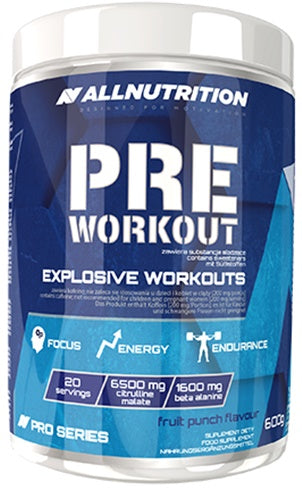 Pre Workout, Fruit Punch - 600g