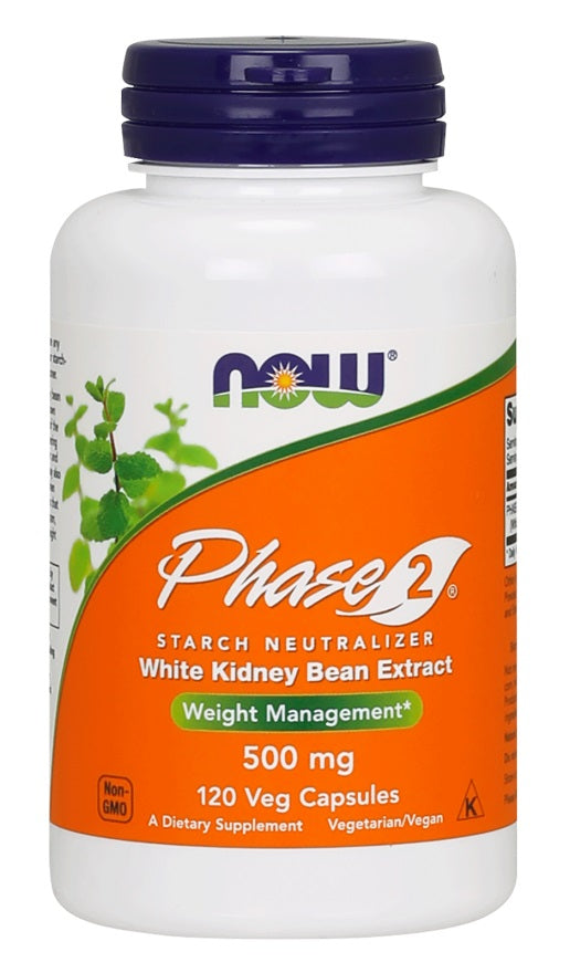 Phase 2 - White Kidney Bean Extract, 500mg - 120 vcaps - Sense42 Beauty and Health