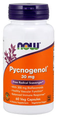 Pycnogenol, 30mg - 60 vcaps - Sense42 Beauty and Health