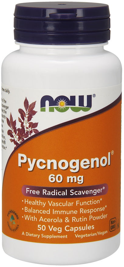 Pycnogenol with Acerola & Rutin Powder, 60mg - 50 vcaps - Sense42 Beauty and Health